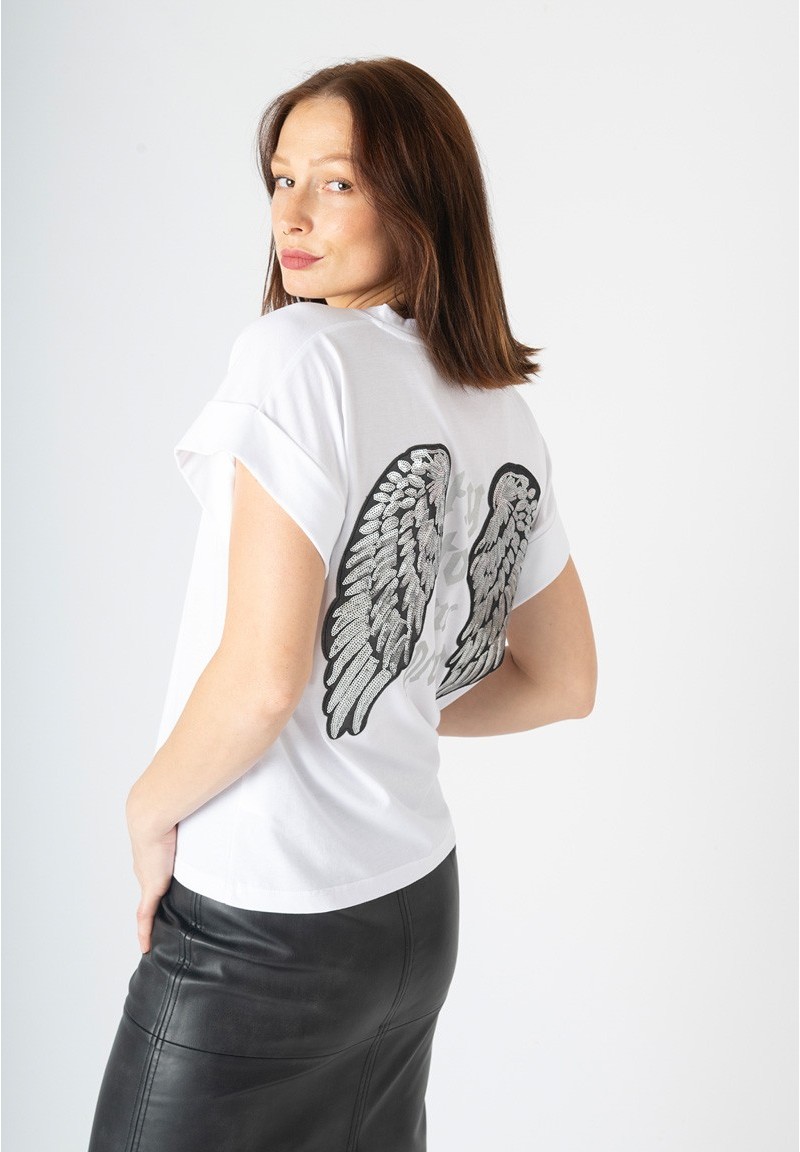 Camiseta Fly to Your Dream blanca