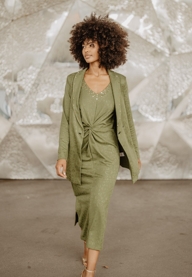 Vestido Gueparda Verde