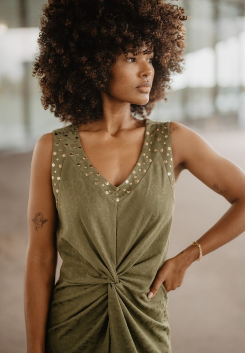 Vestido Gueparda Verde