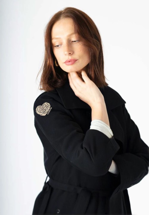 Trench Rockmantic Woman Negro
