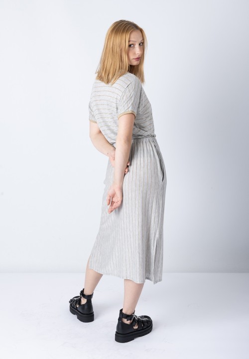 Vestido Margaret Mead Love gris