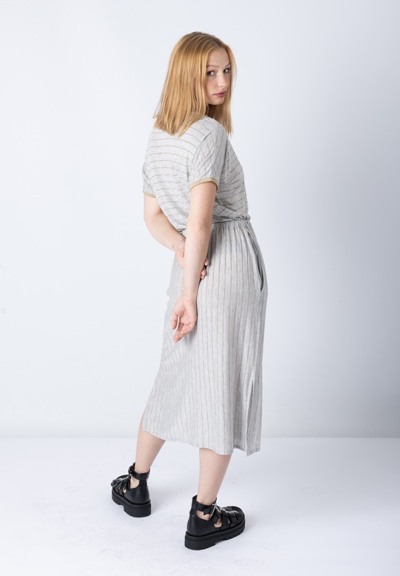Vestido Margaret Mead Love gris