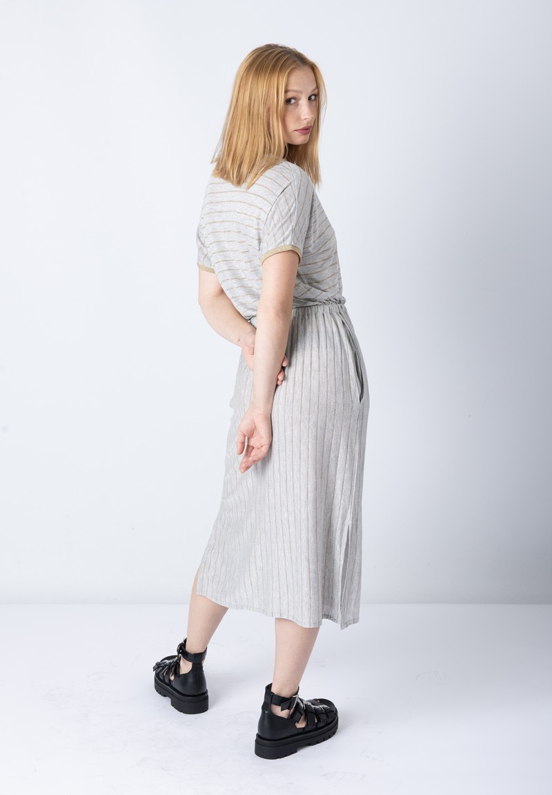 Vestido Margaret Mead Love gris