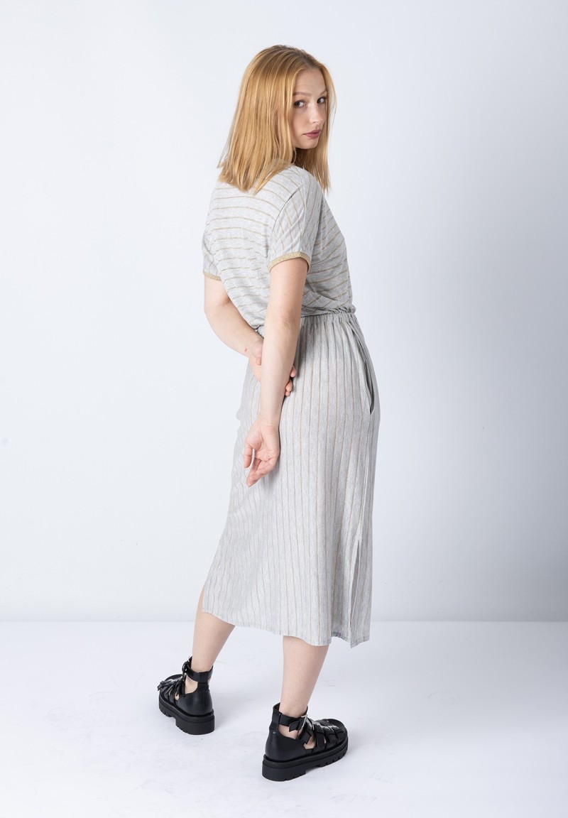 Vestido Margaret Mead Love gris