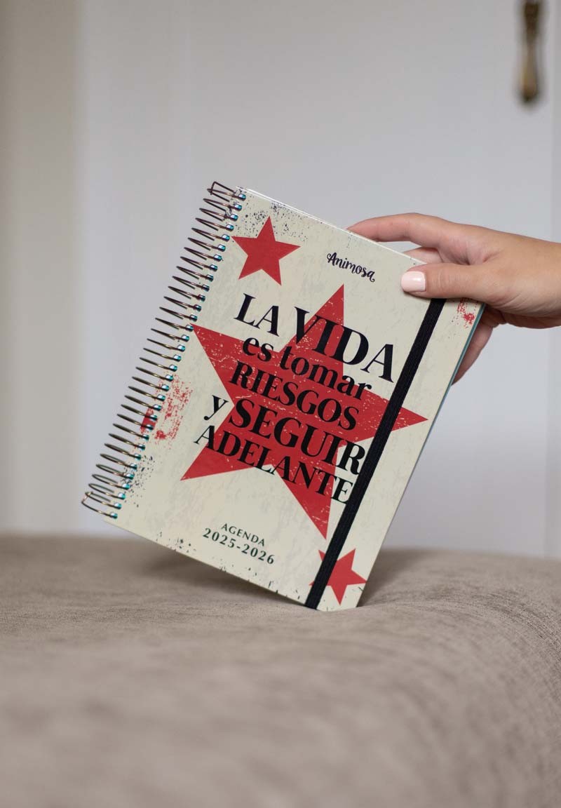 Agenda Escolar 25-26 A5 Diaria Emma Goldman Vida