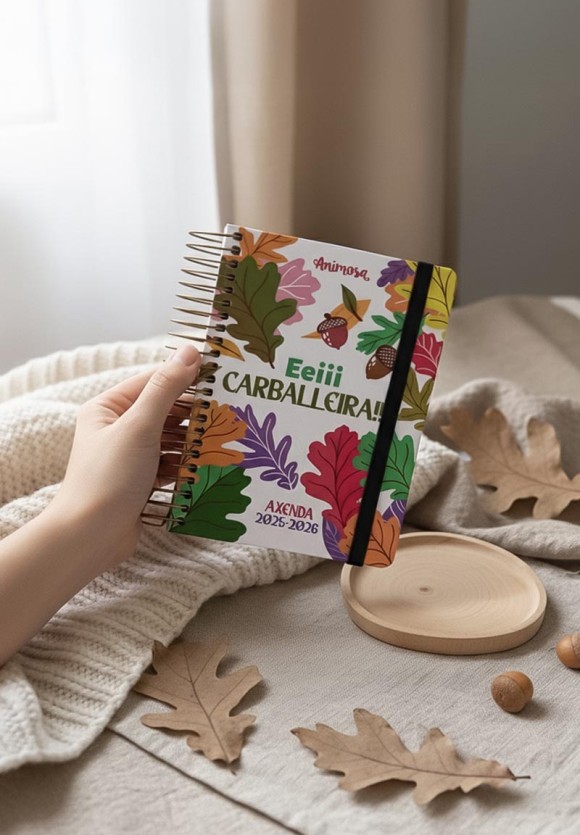 Axenda ESCOLAR 25-26 Pequena Diaria Ei Carballeira