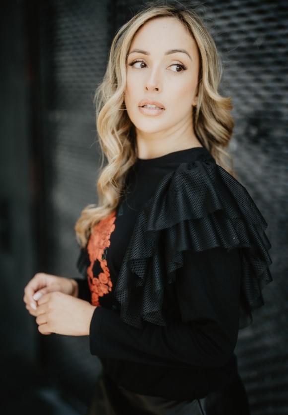 Camiseta volantes Mary Shelley Calavera