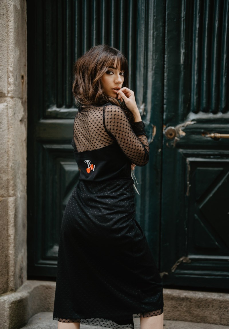 Camiseta Tul Cerezas