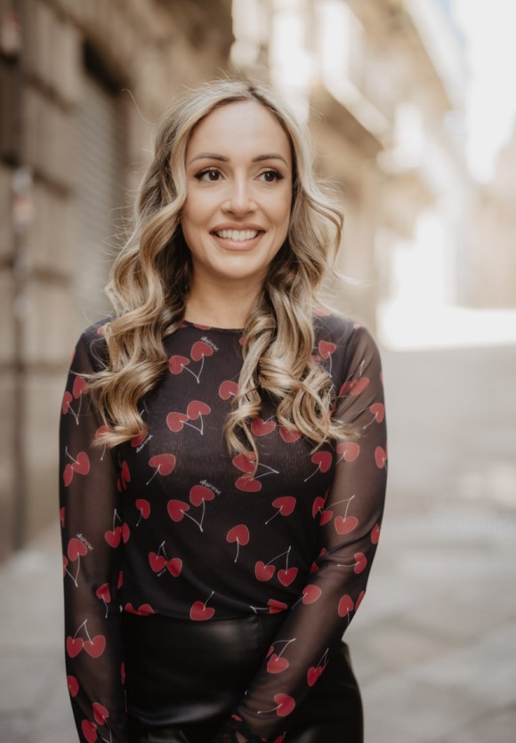 Camiseta Manga Larga Cerezas