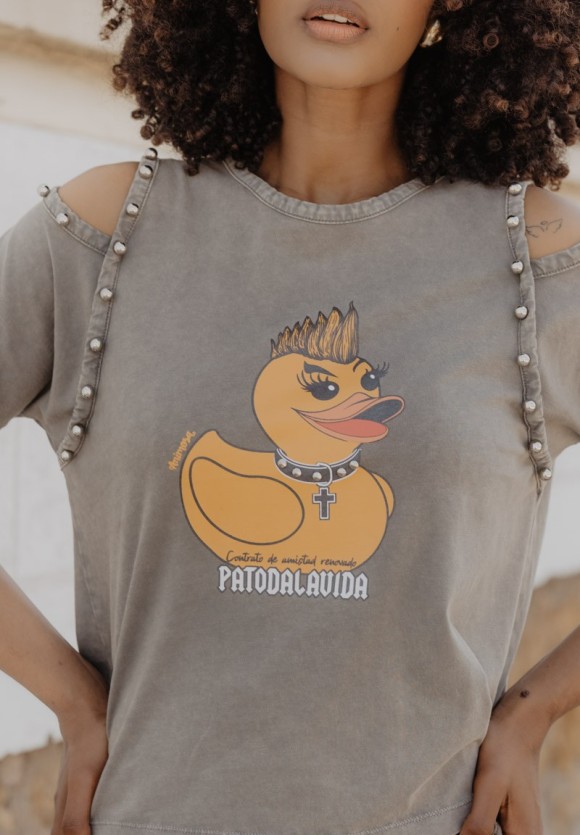 Camiseta cut out Patodalavida