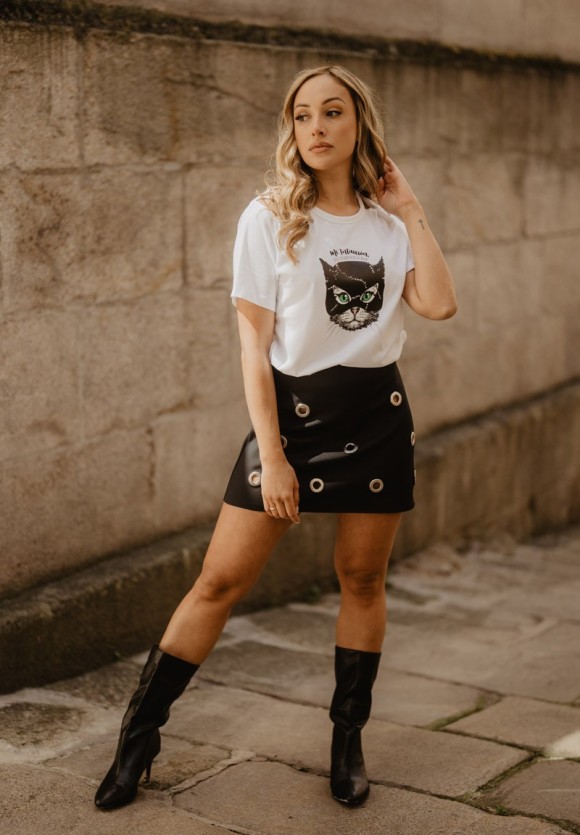 Camiseta Gata Intuición