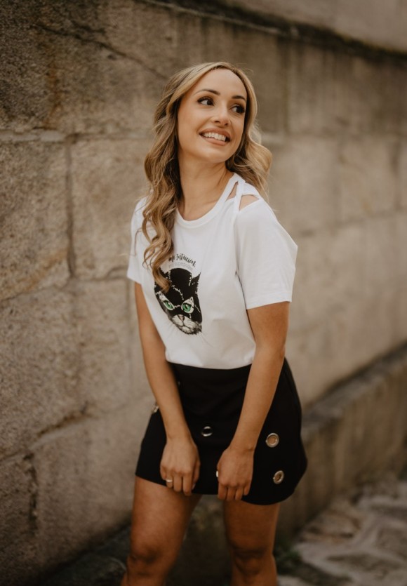 Camiseta Gata Intuición