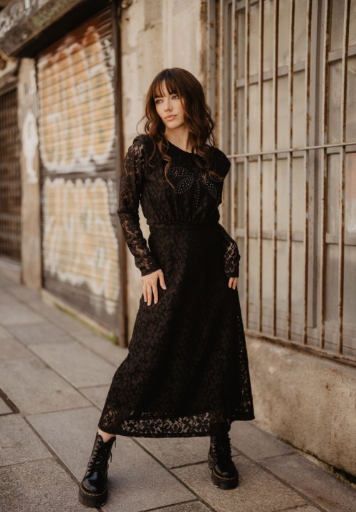 Vestido libélula encaje