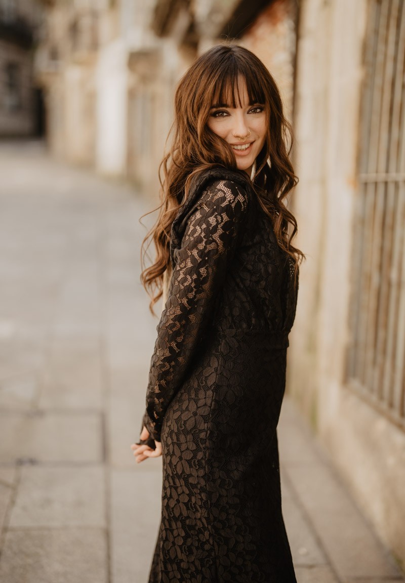 Vestido libélula encaje