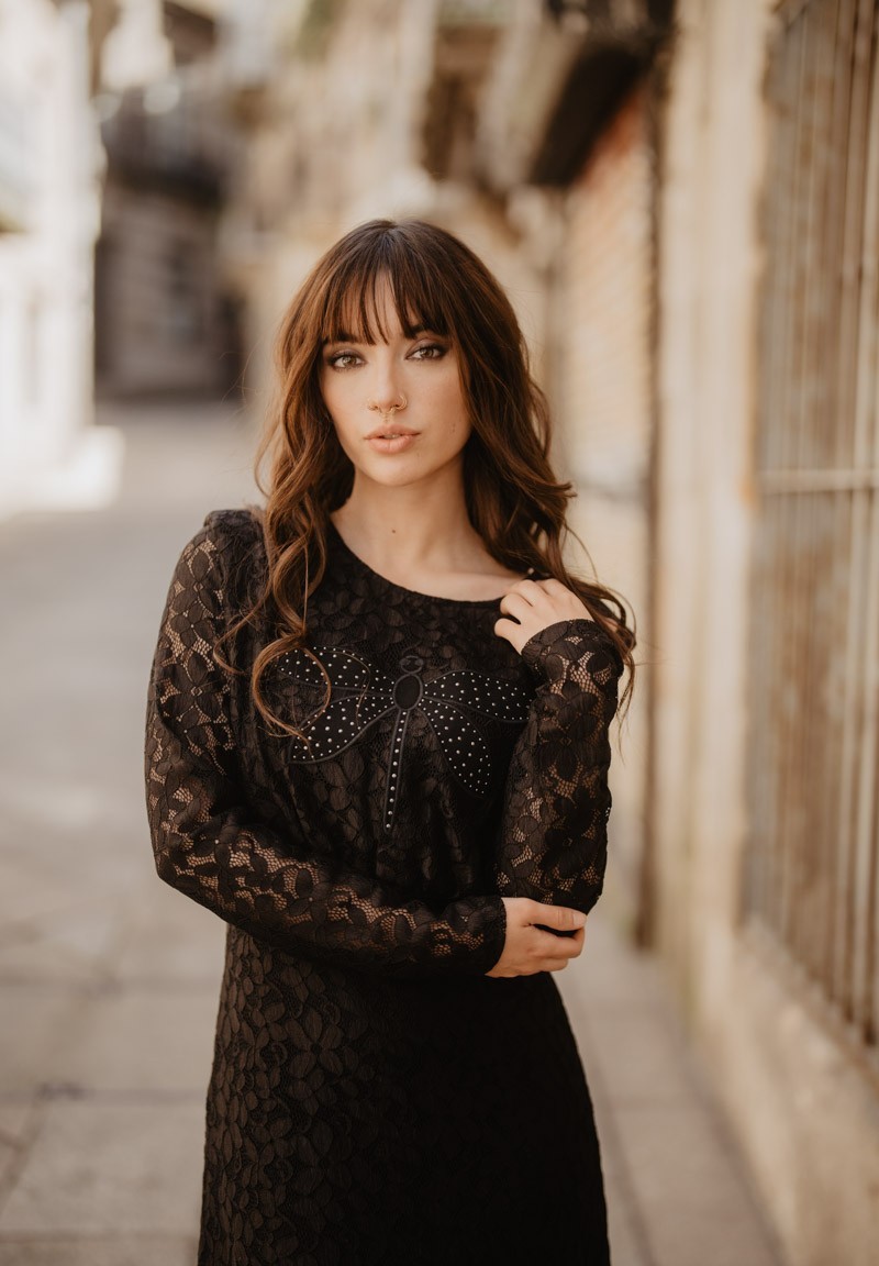 Vestido libélula encaje