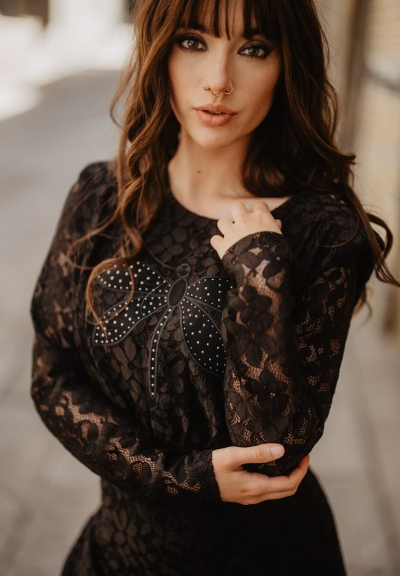 Vestido libélula encaje