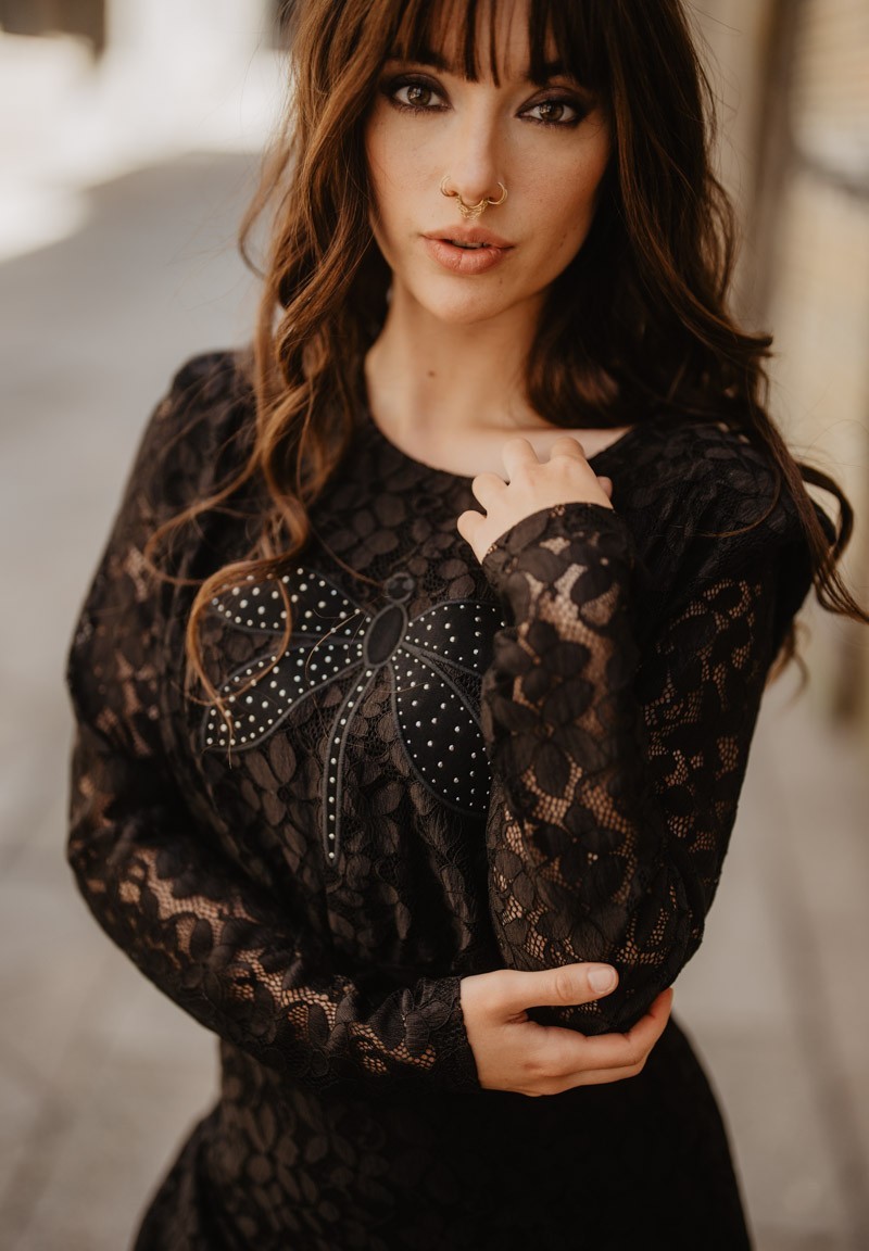 Vestido libélula encaje