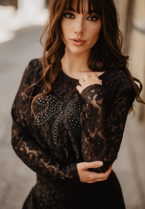 Vestido libélula encaje