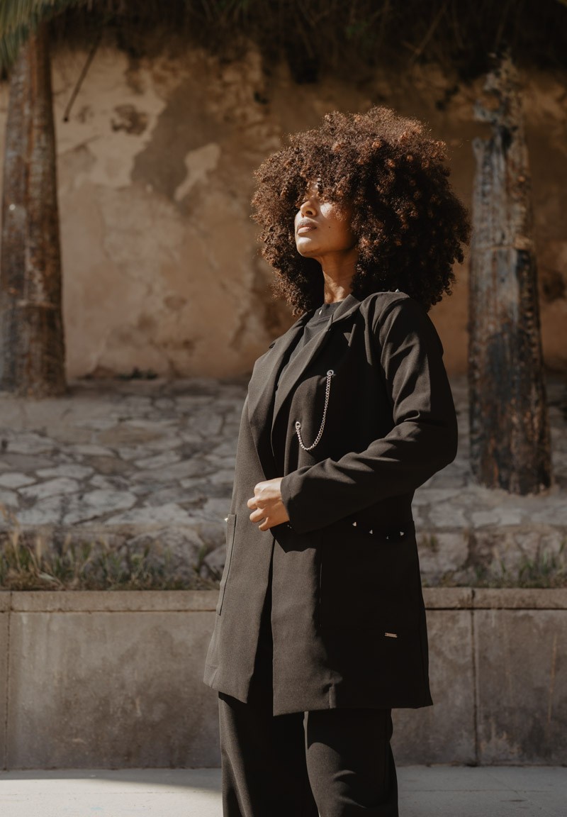 Chaqueta Calavera Encaje