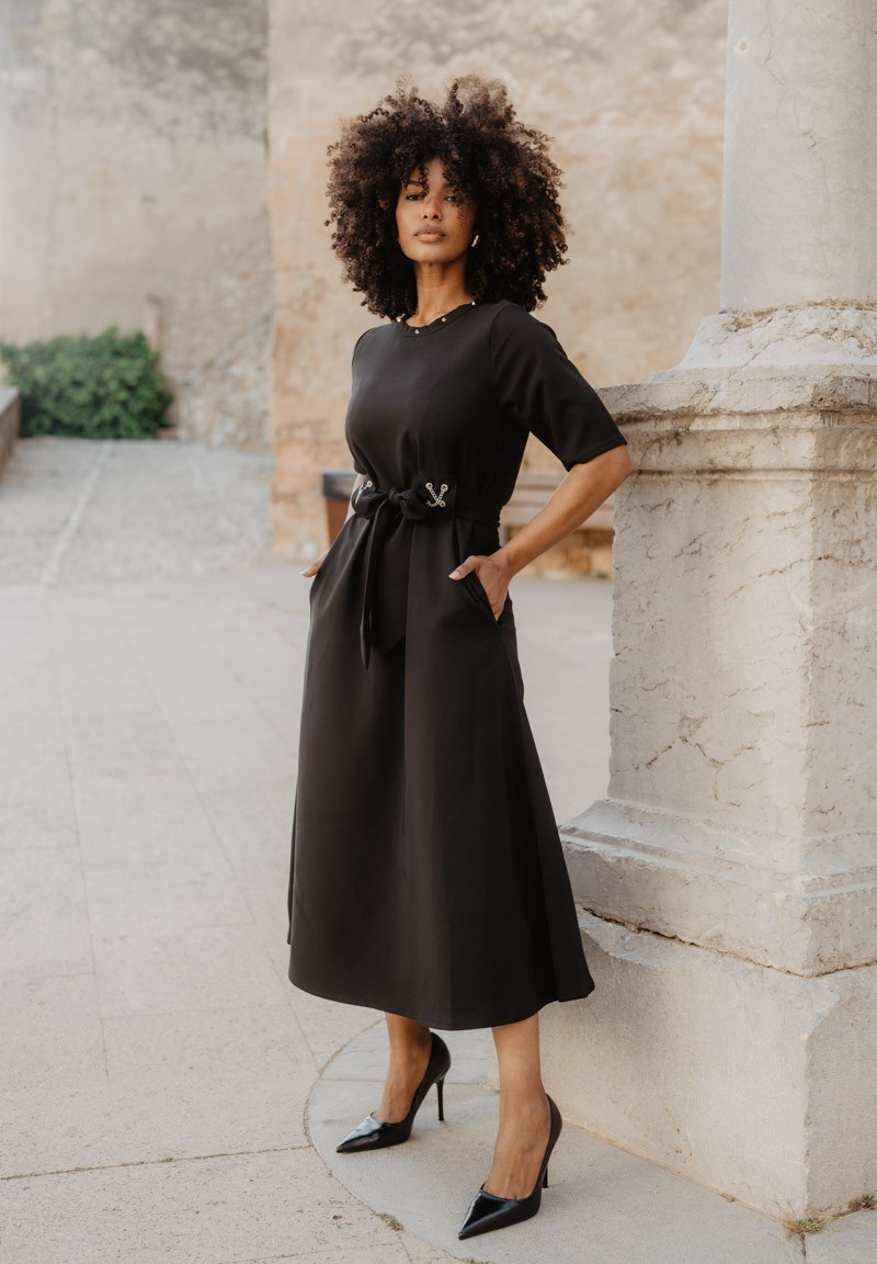 Vestido Cadenas negro