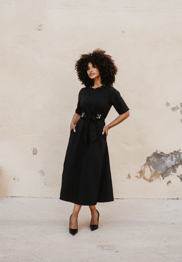 Vestido Cadenas negro