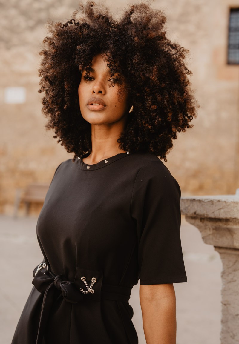 Vestido Cadenas negro