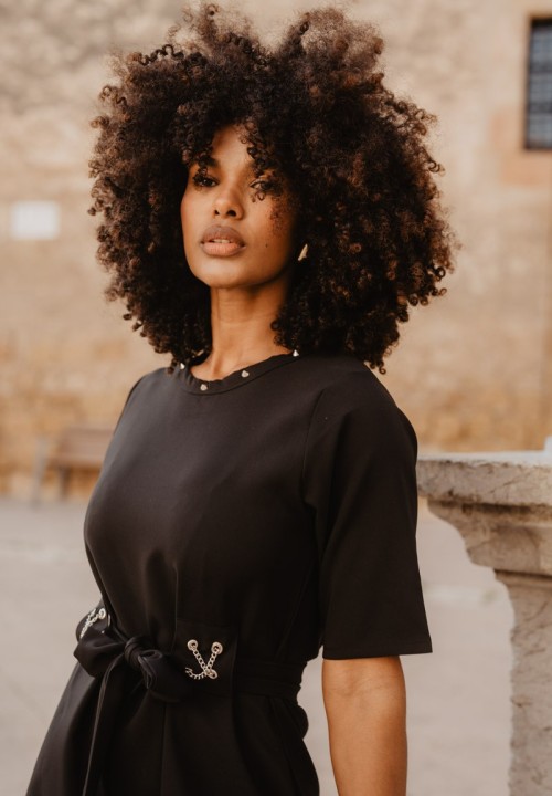 Vestido Cadenas negro