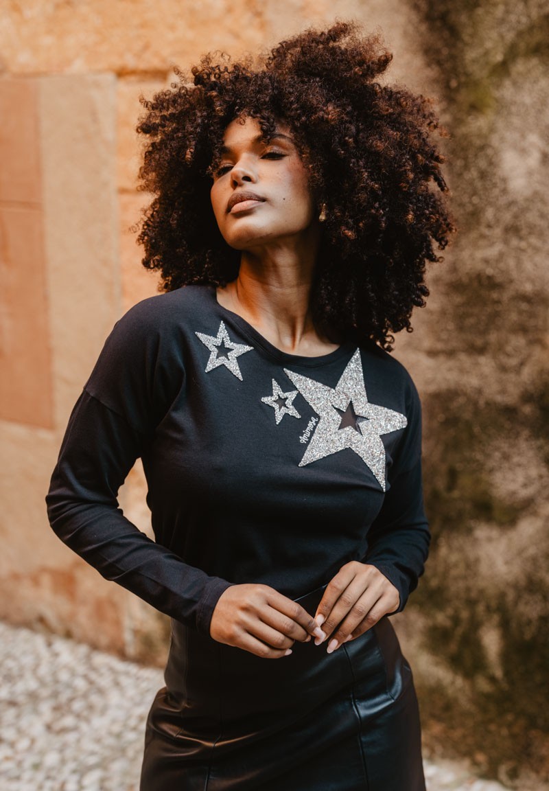 Camiseta Estrellas Flecos