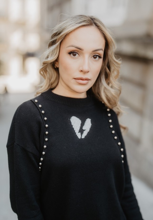 Jersey Corazón Rayo punto negro