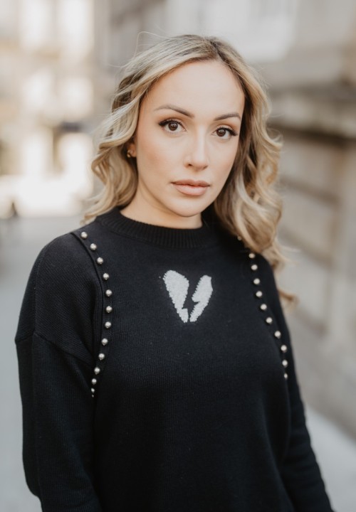 Jersey Corazón Rayo punto negro