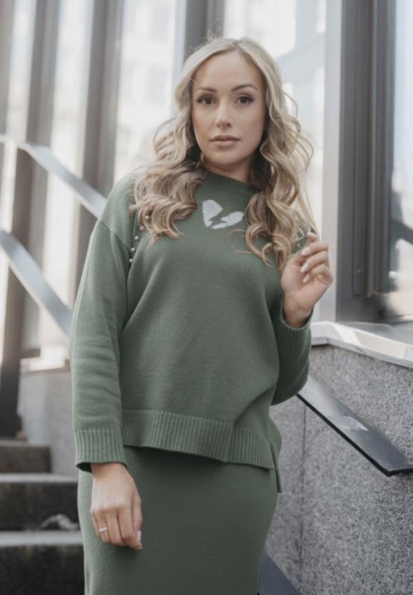 Jersey Corazón Rayo punto verde