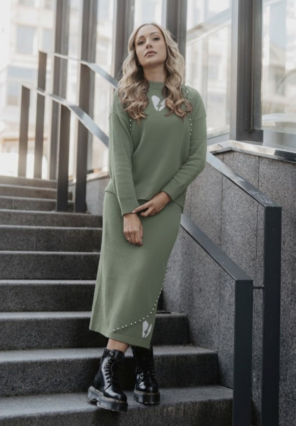 Jersey Corazón Rayo punto verde