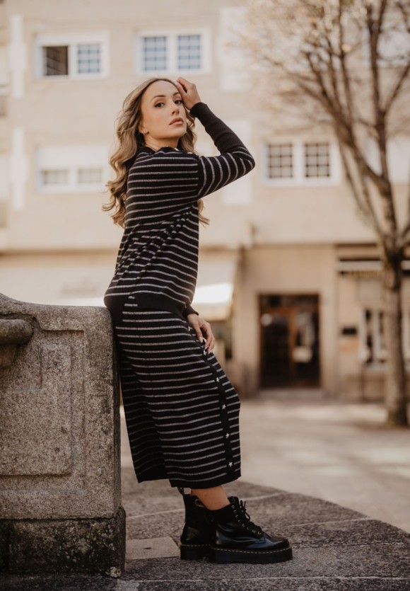 Jersey Rayas Estrellas punto negro