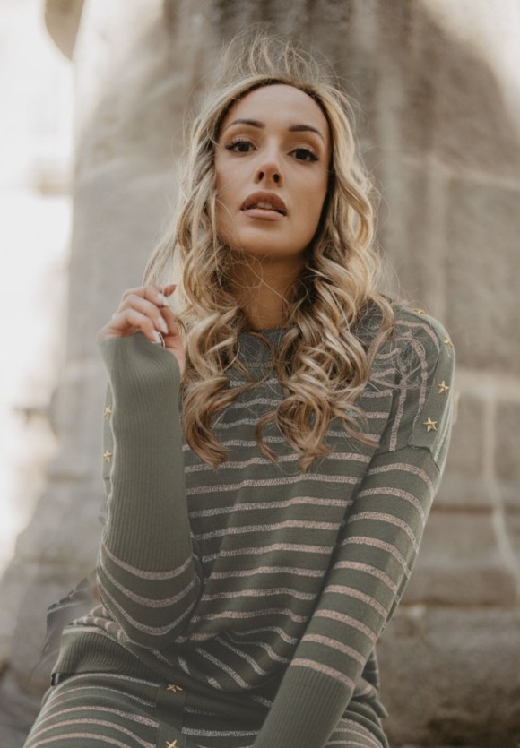 Jersey Rayas Estrellas punto verde