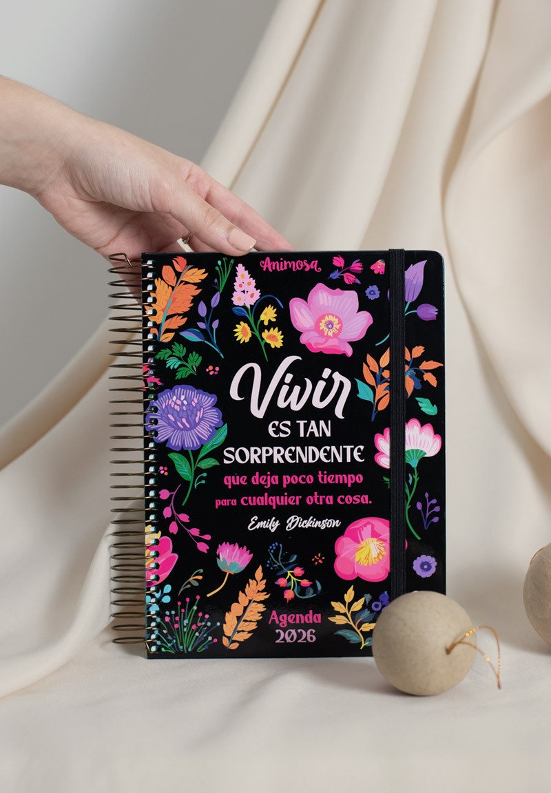 Agenda 2026 A5 Diaria Emily Dickinson