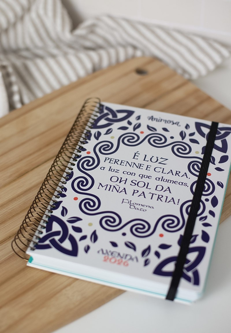 Axenda 2026 A5 Diaria Filomena Dato Luz