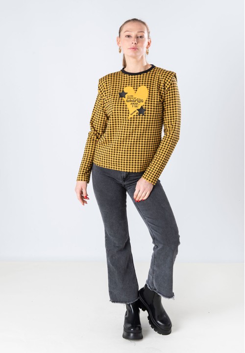 Sudadera Cuadro Vichy Amar