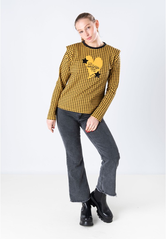 Sudadera Cuadro Vichy Amar