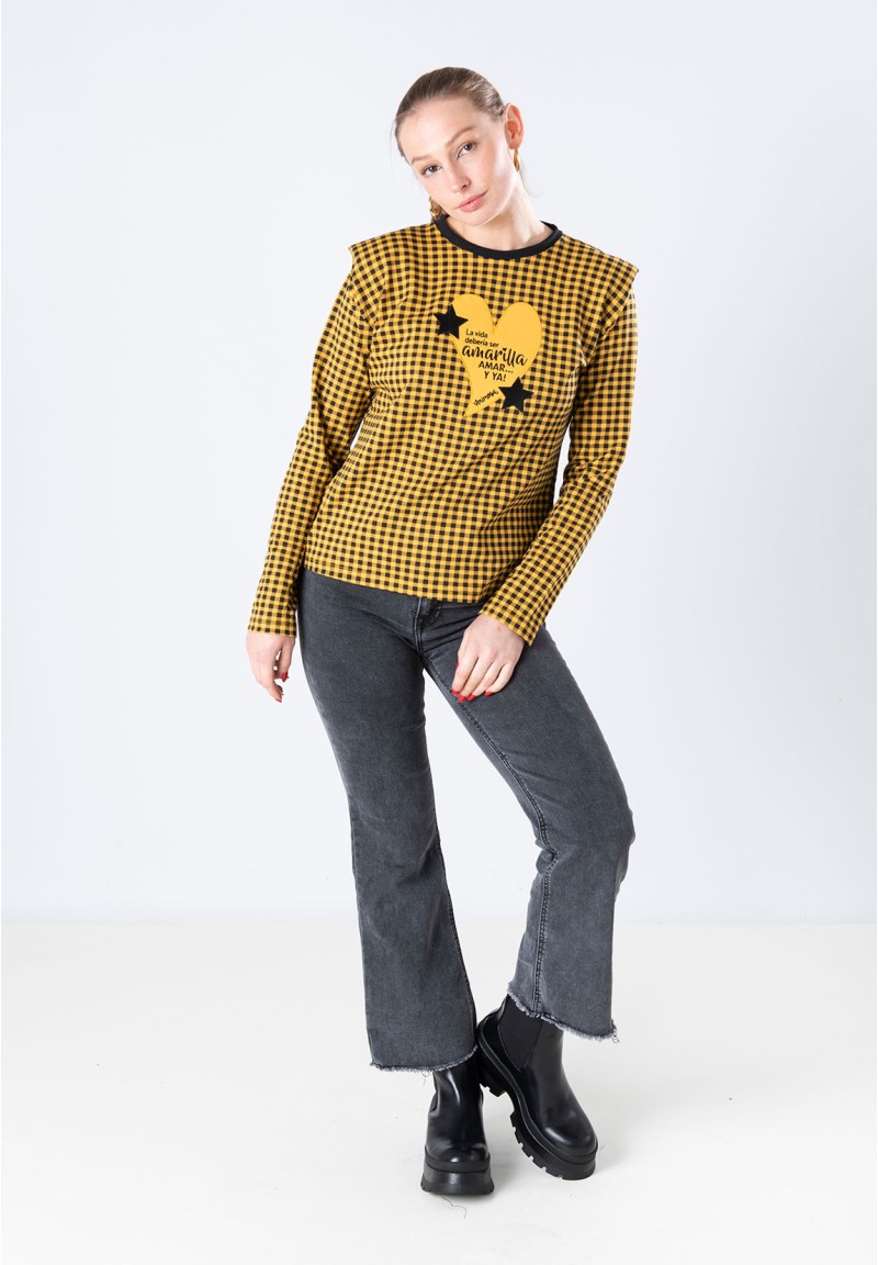 Sudadera Cuadro Vichy Amar