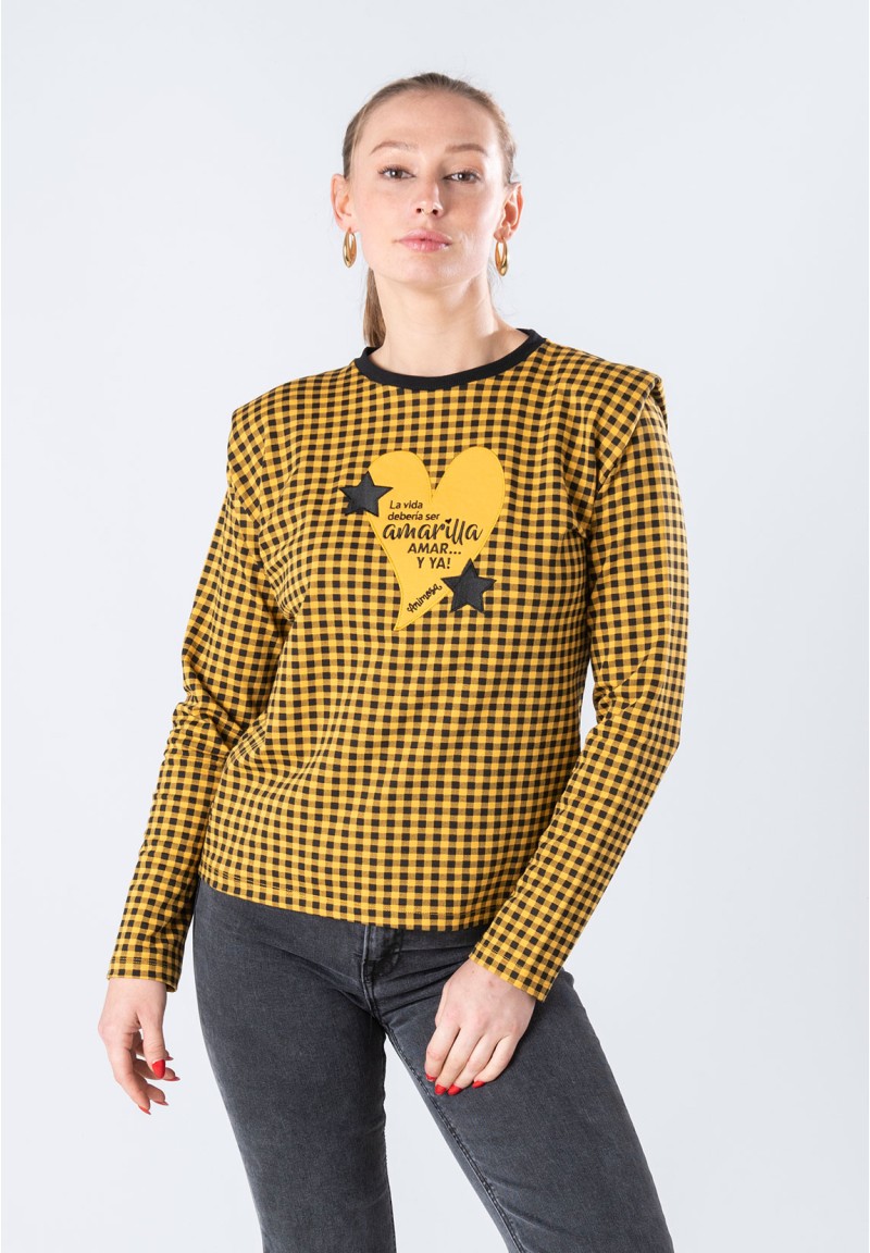 Sudadera Cuadro Vichy Amar