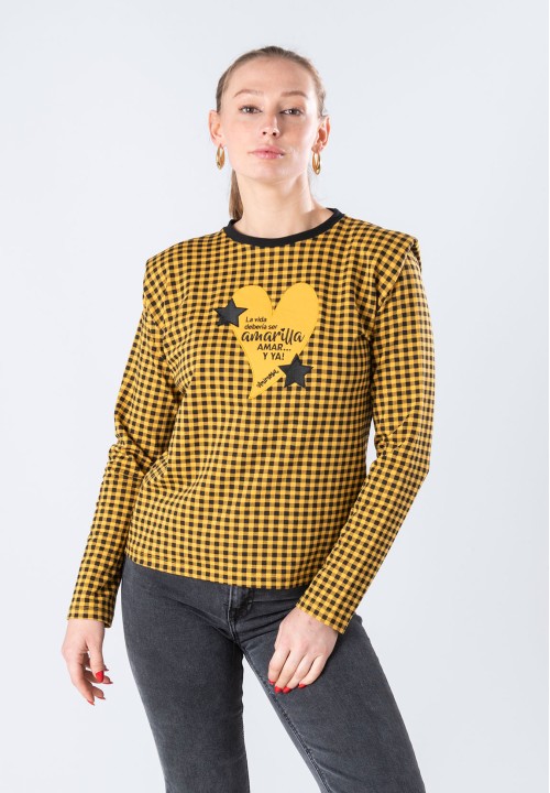 Sudadera Cuadro Vichy Amar