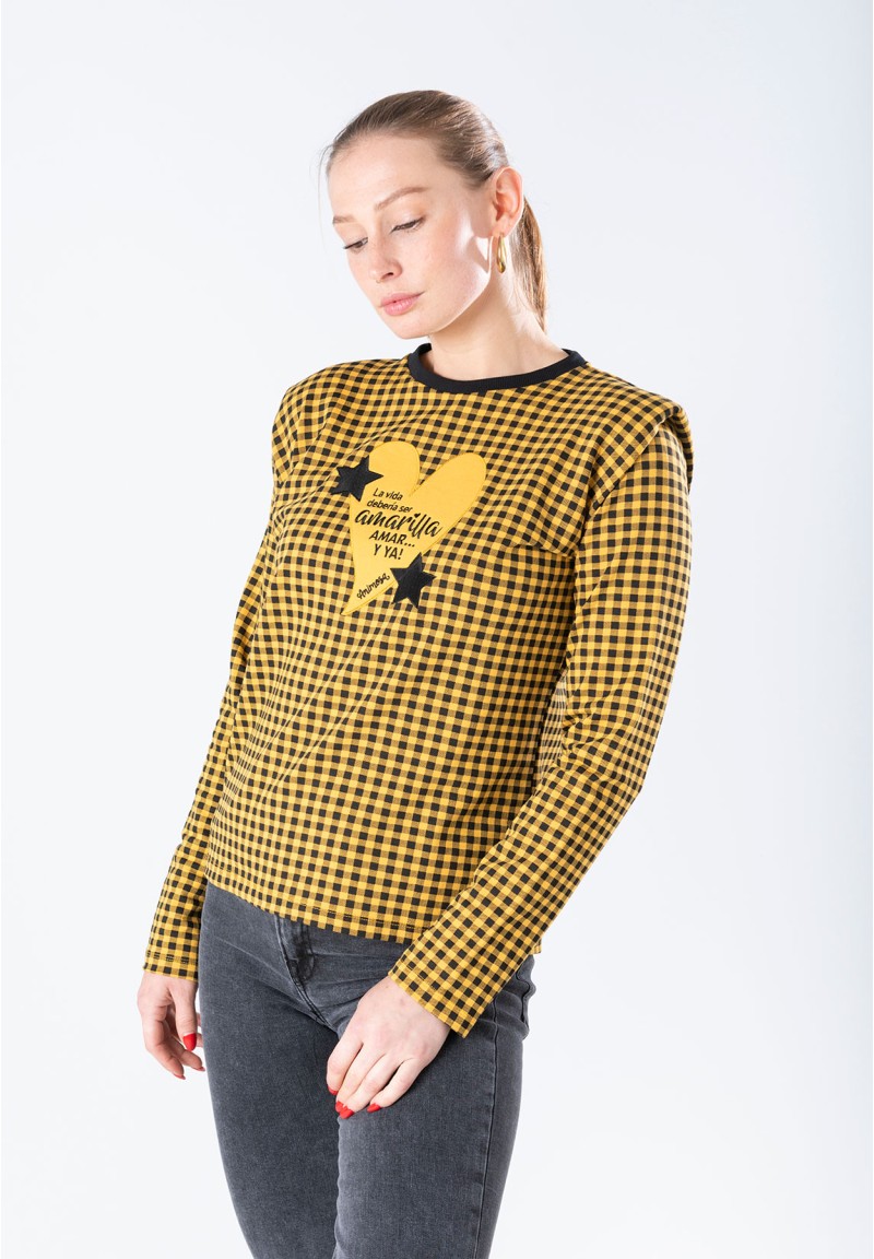 Sudadera Cuadro Vichy Amar