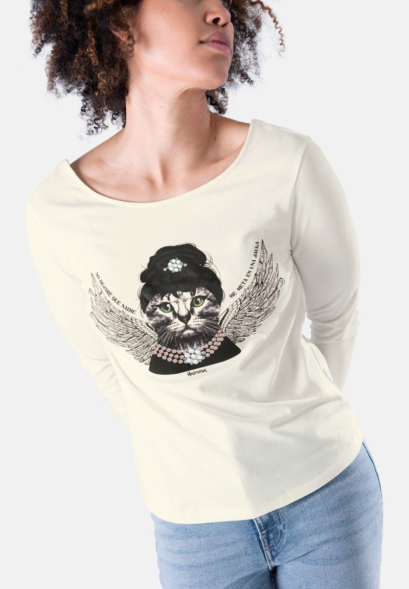 Camiseta Holly Gata
