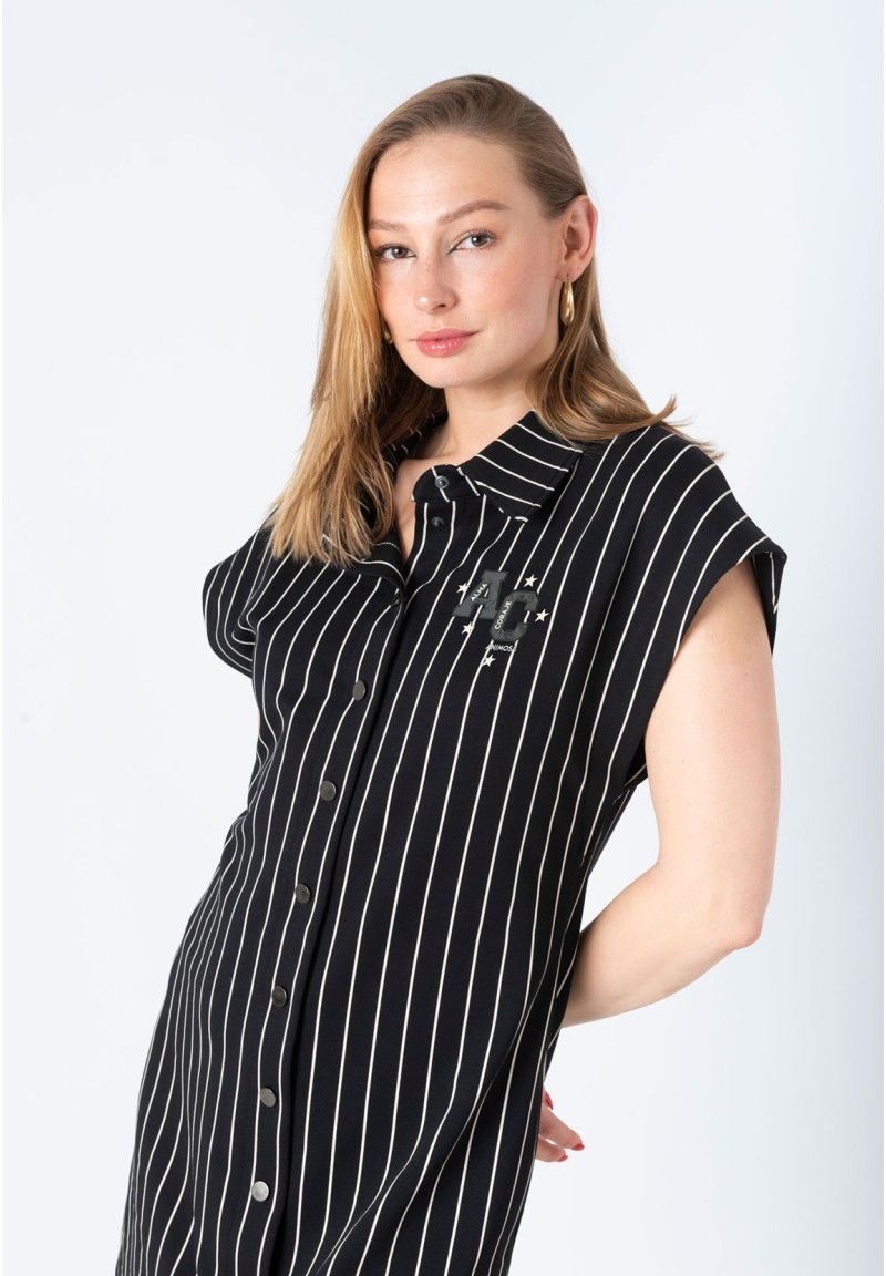 Vestido Raya diplomática