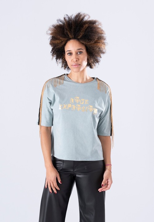 Camiseta Love Explosion Azul