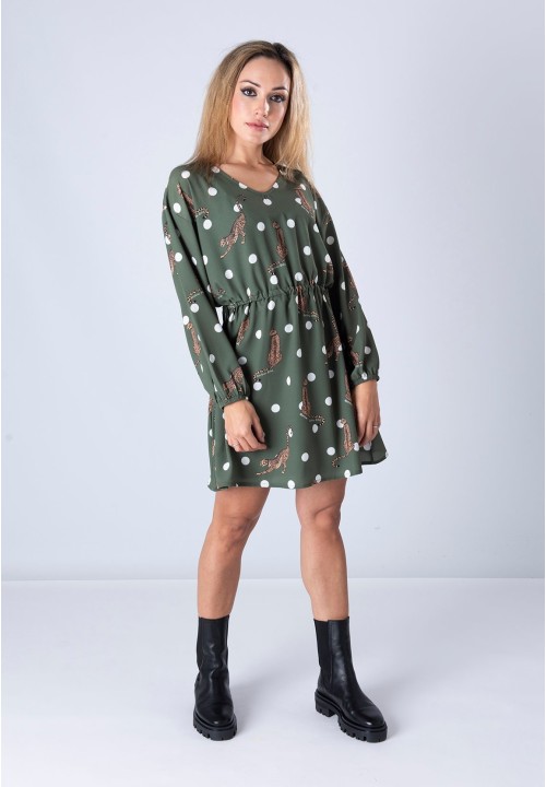 Vestido Joséphine Baker Corto Verde