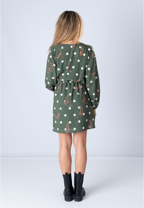 Vestido Joséphine Baker Corto Verde