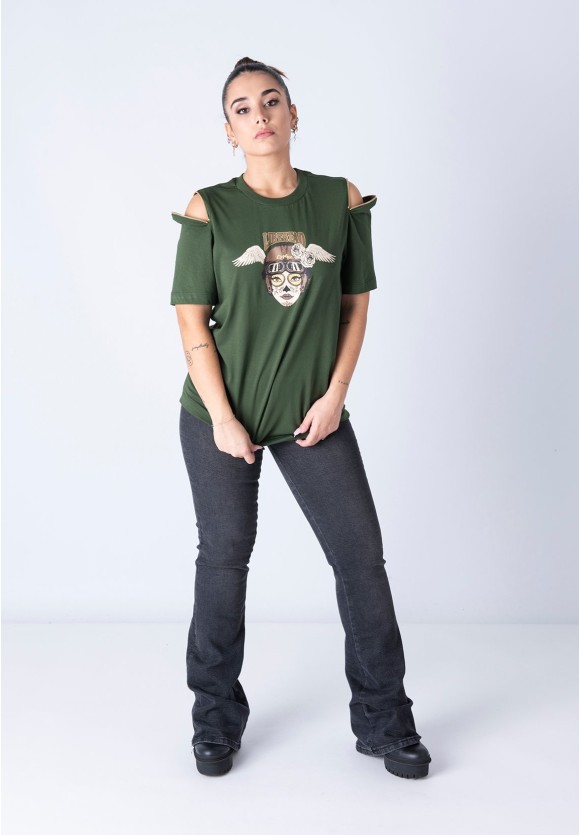 Camiseta Rosa Blanca