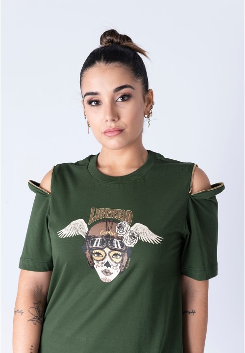 Camiseta Rosa Blanca