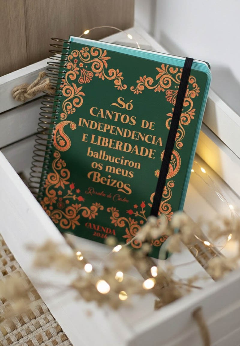 Axenda 2026 A5 Diaria Rosalía Cantos